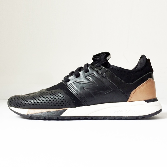 new balance shoes leather